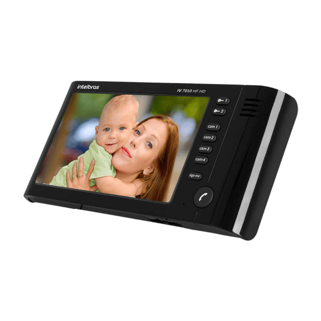 Porteiro Eletrônico Intelbras Video IV 7010 Hf - Preto - Imagem 2